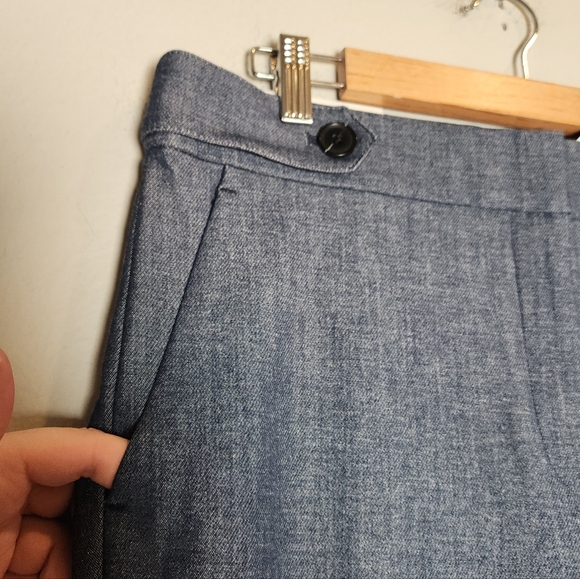 NWT Ann Taylor Loft The Skinny Blue Thick Pants Women's Size 12 - Picture 8 of 13